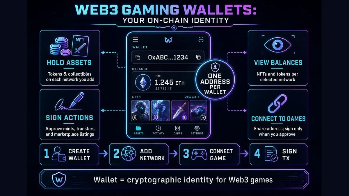Web3 gaming wallets — connecting players to games and on-chain assets
