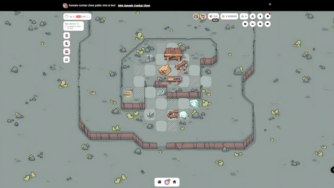 NomStead — sandbox homestead and pixel-art world