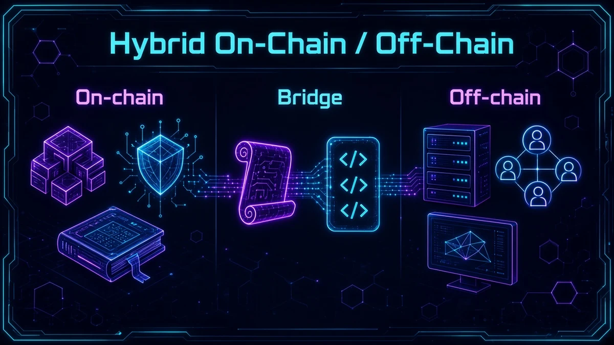 Hybrid Web3 game: off-chain gameplay servers and on-chain smart contracts for assets