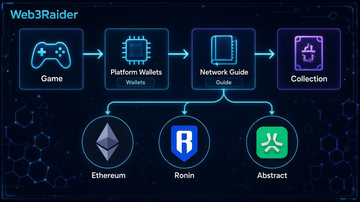 Web3Raider catalog: game, platform wallets, network guide, and collection orientation