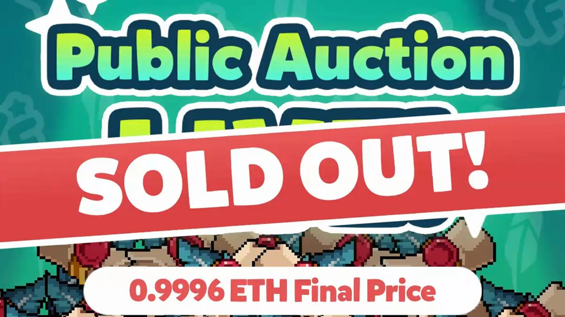 Yield Fields Deeds sell out on Robinhood Chain: all 3,333 minted, final auction price 0.999688 ETH
